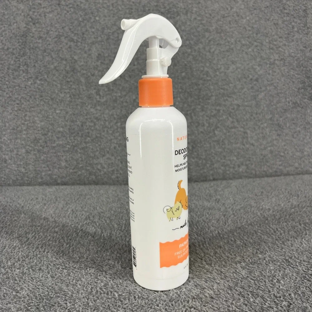 Nature Love Deodorizing Spray Dogs 8oz Papaya Mango Odor Neutralize Pet Grooming